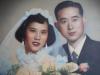 1954年【上海虹口区结婚证】【大幅手工上色结婚照】漂亮！尺寸见详细描述