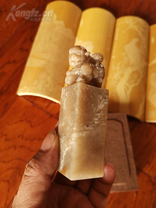 寿山石螭虎钮方章@@@@@金大师免费定刻藏书章、姓名章、斋馆别号章（六字以内）@@@@@免费赠送定制锦盒@@全国包邮@@编号J002