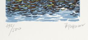 著名版画家、中国藏书票研究会常务理事 邵明江 2012年亲笔签名北京风情系列藏书票《颐和园》一幅（所售编号：101-120，版号随机，限量500版，作品得自于艺术家本人！）HXTX109193