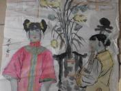 人物8平尺,画工精美,疑为名家[w]