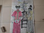 人物8平尺,画工精美,疑为名家[w]