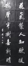 拓片     乌金拓  淡墨探花 王文治  对联拓片  书房对联
