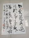 中国美协会员山东著名画家田茂国书法一幅3平尺保真最低200