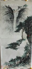 16520 徐培基？   旧画60年代山水   作者不知捡漏自鉴简介仅供参考C