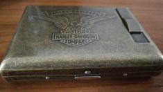 哈雷鹰复古烟盒⬛️⬛️20支装自动弹盖⬛️⬛️USB充电防风打火机可上飞机⬛️⬛️赠烟嘴充电线配件外包装盒