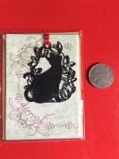 日式不锈钢黑色烤漆金属书签 ——《花猫》