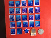 日本星座邮票24张不同（盖销票，全息镭射）