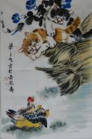 中国书画研究院梁老师作品.宣纸画芯1,尺寸约68cm*45cm.赠送作品集彩页。店铺区更多作品与您结缘