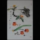 华老师清供图作品<清白传世1>约68cm*45cm，宣纸画芯6。