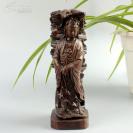 精品收藏越南天然沉香木雕木艺观音