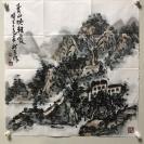 湖南画家万松平，中国艺术研究院研究生院、中国画院中国画创作研究生班毕业。中国艺术研究院访问学者、中国国画家协会会员、湖南省美术家协会会员、湘潭市美术家协会理事、湘潭市花鸟画协会副主席、湘乡市美术家协会副主席兼秘书长、湘乡市第七届政协委员、《湘乡美术》执行主编、湘乡市第七届政协委员，桂林电子科技大学画院外聘高