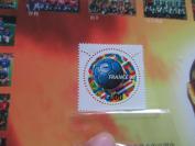 罕见《世纪决战 世界杯邮票珍藏册》（98年法国世界杯邮票一枚，小型张二枚，镀金镀银雷米特金杯双色金属片，含收藏证书）-尊A-3（7788）