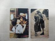 【日本电话磁卡】★初恋物语，2张不同合拍★(儿童图案，已使用，9.5品+）