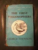 The first philosophers