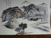 黄宾虹学生,常州藉著名老画家方.正国画水粉画油画（无款）之十八