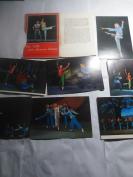 革命现代芭蕾舞剧--白毛女 明信片 法文版 全12枚