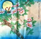 名家丁惠兴花鸟一幅画芯未裱【纯手绘】2