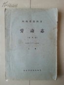 稀有油印本 志书（送审稿  上册）：河南省《安阳市劳动志》（1903--1985年），有附件2张（盖公章 征求意见的函及意见表）
