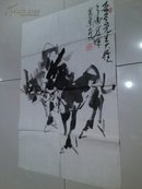 名人字画：刘金荣毛驴（萧县已故著名老画家）