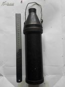 纪念抗战胜利70周年 抗日战争中炮弹改制的水壶    高30厘米   底部写有1942年制