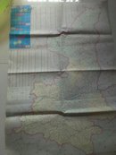陕西导游邮政交通指南 （2开地图1张）