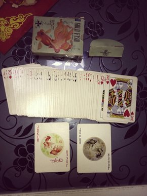 金鱼扑克（54张全)老版