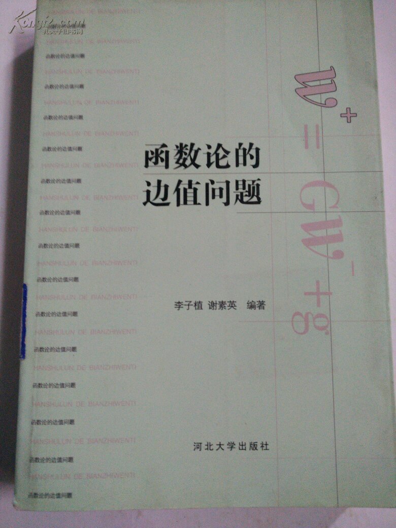 函數(shù)論的邊值問題