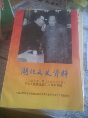 湖北文史资料总四十四