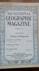 特价national geographic美国国家地理1915年12月(后半部分有水渍，不影响阅读)耶路撒冷的蝗灾，阿拉斯加的新铁路，国家的骄傲