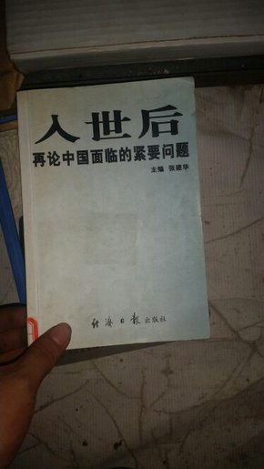 入世后再论中国面临的紧要问题