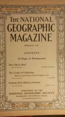 现货 national geographic美国国家地理1916年2月人类有多少岁，文明的摇篮
