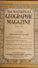 现货 national geographic美国国家地理1925年3月(品相很好，俯瞰欧洲)