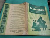 MAMMOTH COLLECTLON OF FAMOUS PLANO DUETS（品如图）