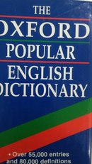 Oxford popular English dictionary