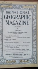 现货 national geographic美国国家地理1921年7月(美国东岸，法国，日本，亚洲欧洲摄影含中国多图)