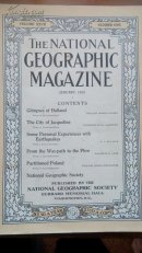 现货 national geographic美国国家地理1915年1月 (品相很好)荷兰，波兰，关于地震的个人经验