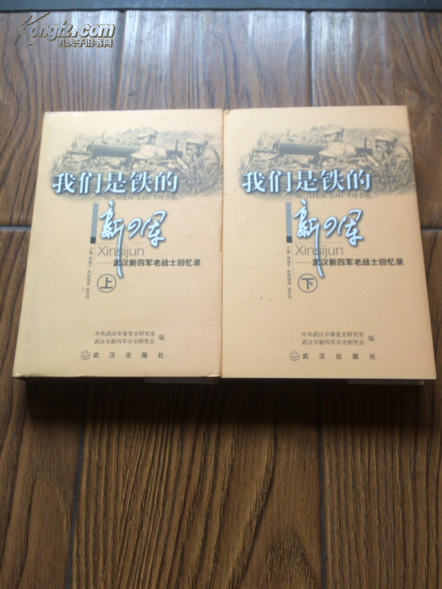 我们是铁的新四军:武汉新四军老战士回忆录（上下全二册）