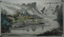 获奖的山水画