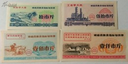 省级语录票/1969年湖南省划拨票4全