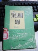罗马尼亚人民共和国史地概要【馆藏 56年一版一印】
