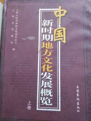 中国新时期地方文化发展概览(上下)