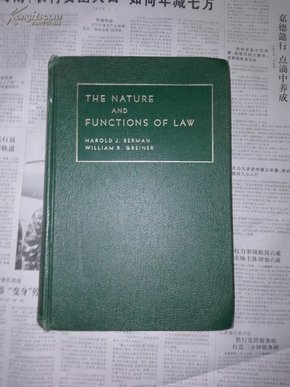 The Nature and Functions of Law(third edition)【法律的本质与功能】精装巨厚册