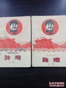 1969年  吉林省中学试用课本  物理  （上 下册）前扉页有毛主席的彩色图片（2本都有）