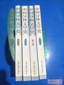 中国分体文学史（全4册：诗歌卷 散文卷 戏曲卷 小说卷）一版一印，5100册