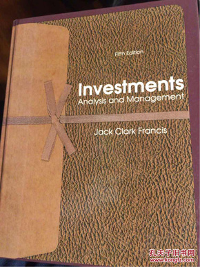 【投资：分析与管理】Investments: Analysis and Management（Fifth edn.)