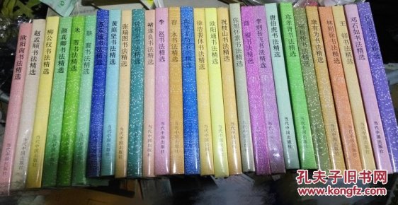 历代名家书法荟萃 欧阳询、赵孟頫、柳公权、颜真卿、蔡襄、米芾、黄庭坚、苏东坡、郑孝胥、何绍基、邓石如、王铎、林则徐、康有为、郑板桥、褚遂良、李邕、张瑞图、钟绍京、智永、陈淳丰、徐浩裴、【28本】
