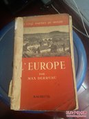 L’EUROPE PAR MAX DERRUAU（欧洲）法文版【馆藏】