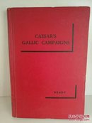 凯撒高卢战役史 Caesar' Gallic Campaigns by S.G.Brady（古罗马史）英文原版书
