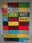 Words and Their Ways in English Speech（语言学）英文原版书