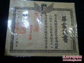 1951年特殊毛像毕业证书